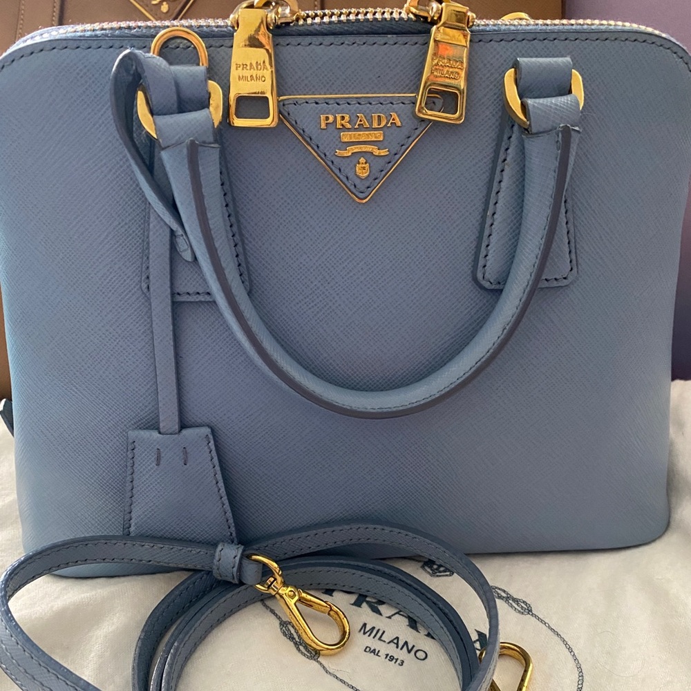 Prada Promenade Saffiano Lux Leather Small